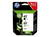 HP 62 Ink Cartridge Combo 2-Pack