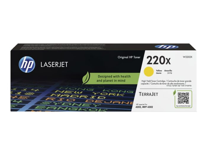 HP 220X Yellow Original LaserJet Toner - Image 3