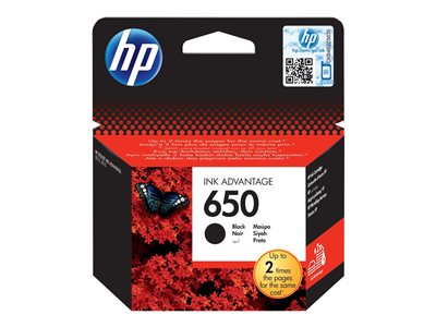 HP 650 Black Original Ink Advantage Cart - Image 4