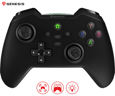 GENESIS MANGAN 400 brezžični igralni plošček / gamepad, 19 gumbov,