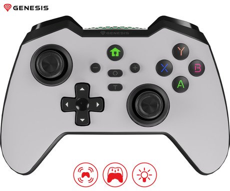 GENESIS MANGAN 400 brezžični igralni plošček / gamepad, 19 gumbov,