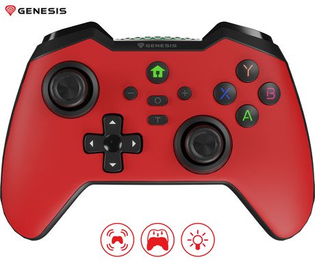 GENESIS MANGAN 400 brezžični igralni plošček / gamepad, 19 gumbov,