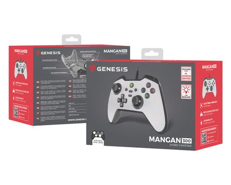 GENESIS MANGAN 300 žični igralni plošček / gamepad, 19 gumbov, vibriranje, LED - Image 6