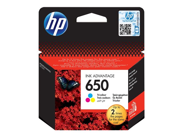 HP 650 Tri-color Ink Cartridge - Image 3