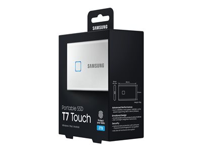 SAMSUNG Portable SSD T7 Touch 2TB silver - Image 4