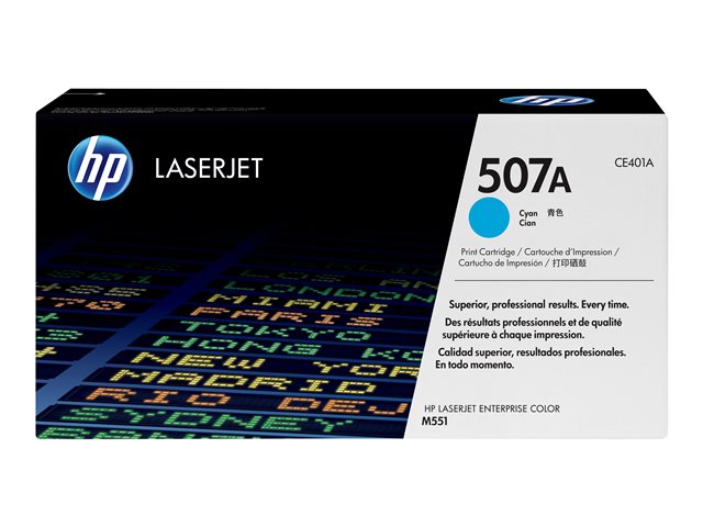 HP 507A Cyan toner cartridge - Image 5