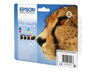 EPSON Ink T0715 (BK,C,M,Y) - Image 3