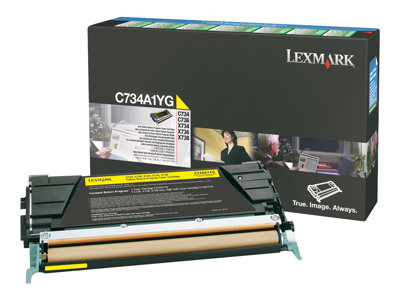 LEXMARK PB cartridge yellow C73x X73x - Image 3