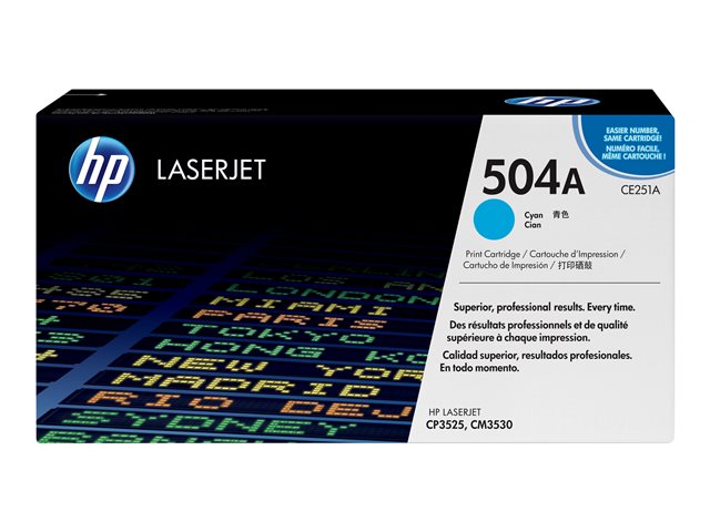 HP 504A Cyan Colour toner cartridge - Image 4