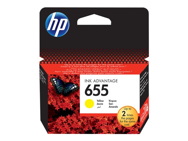 HP 655 ink cartridge yellow 600p - Image 4