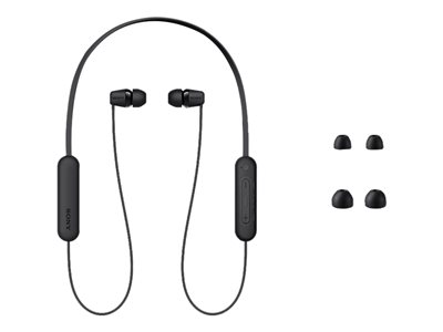 SONY WI-C100 black Bluetooth Headphones - Image 4