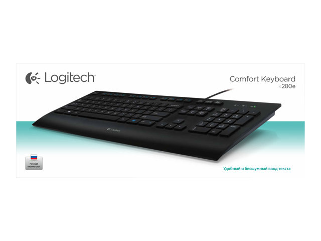 LOGI K280e corded Keyb.USB black (US) - Image 4