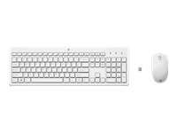 HP 230 Wrls Mouse + Keyboard Combo WHT