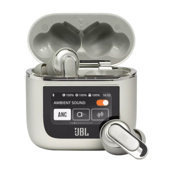 JBL Tour Pro 2 TWS brezžične slušalke z mikrofonom, champagne