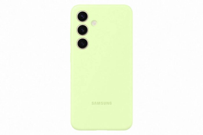 SAMSUNG GALAXY S24 SILICONE CASE LIGHT GREEN