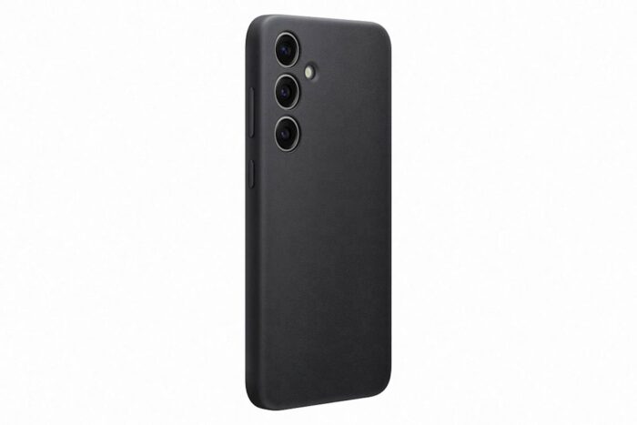SAMSUNG GALAXY S24+ VEGAN LEATHER CASE BLACK