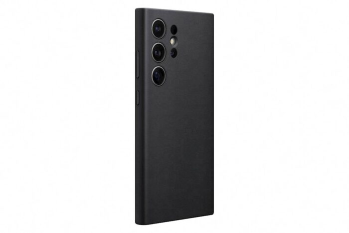 SAMSUNG GALAXY S24 ULTRA VEGAN LEATHER CASE BLACK