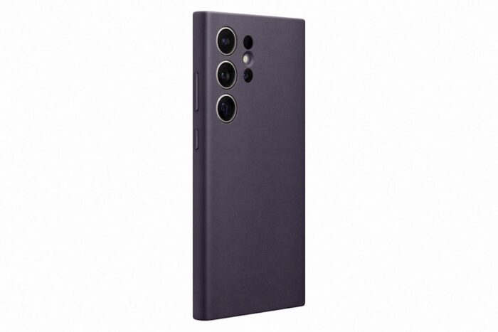 SAMSUNG GALAXY S24 ULTRA VEGAN LEATHER CASE D.VIOLET