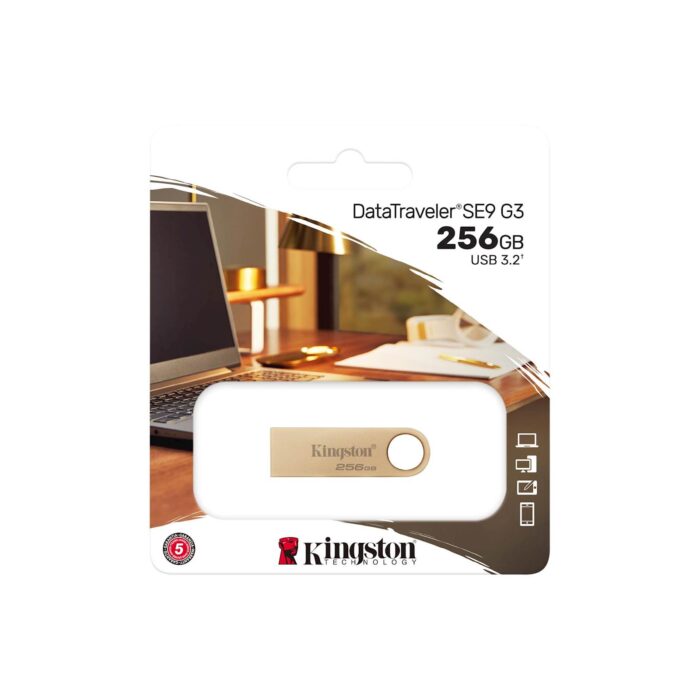 USB disk Kingston 64GB DT SE9 G3, 3.2, 220/100MB/s, kovinski - Image 4