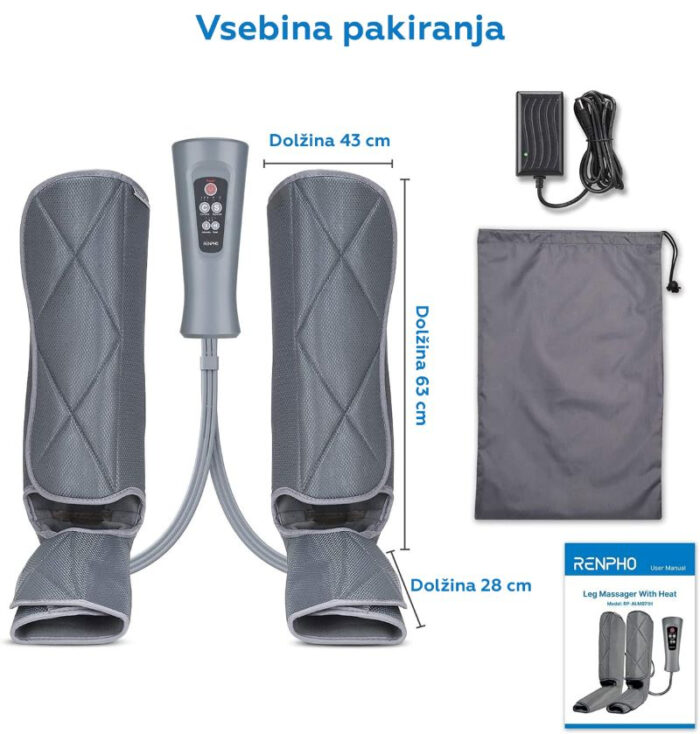 RENPHO zračni masažni aparat za noge - Image 3