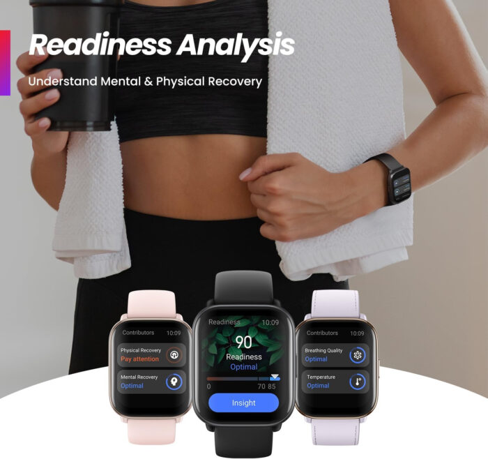 Amazfit Active pametna ura, črna