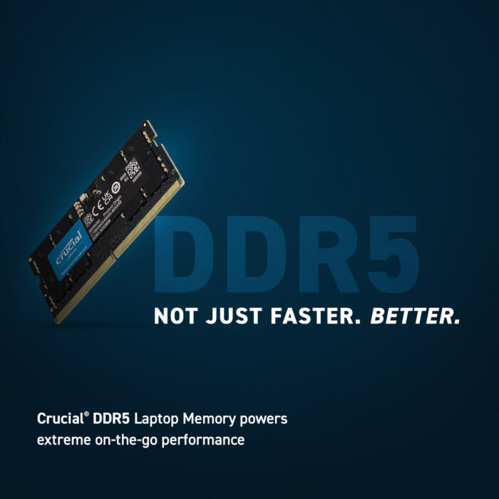 Crucial 32GB DDR5-5600 SODIMM CL46, 1.1V - Image 3