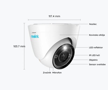 Reolink RLK8-1200D4-A varnostni komplet, 1x NVR snemalna enota (2TB) + 4x IP - Image 5