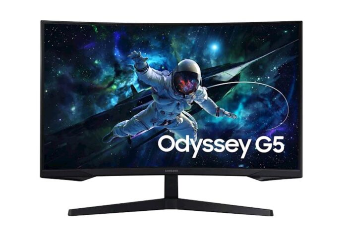 Monitor Samsung G55C Odyssey G5, 32'', ukrivljen, VA, 2560x1440, HDMI, DP