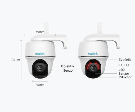 Reolink GO PT PLUS G430 IP kamera, bela bela - Image 3