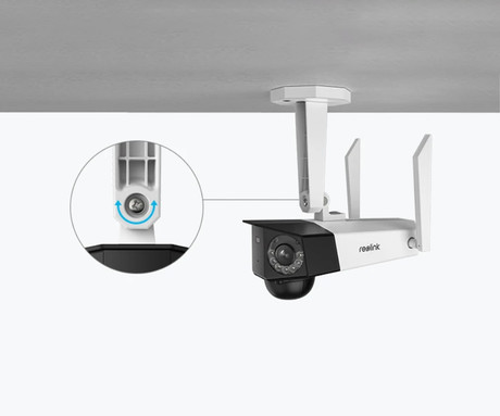 Reolink Duo 2 WiFi Battery IP kamera, kamera, 2 objektiva, 2K Quad HD, WiFi, - Image 4