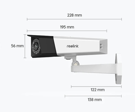 Reolink Duo 2 PoE IP kamera, dva objektiva, 4K Ultra HD, PoE, 180° - Image 3
