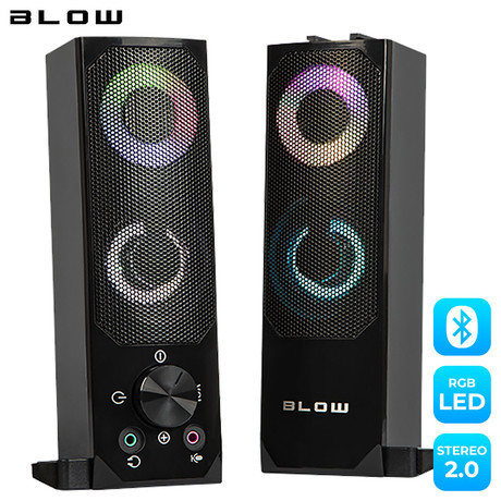 BLOW računalniški zvočniki soundbar MS-28, 2v1, 2.0 Stereo, USB, Bluetooth,