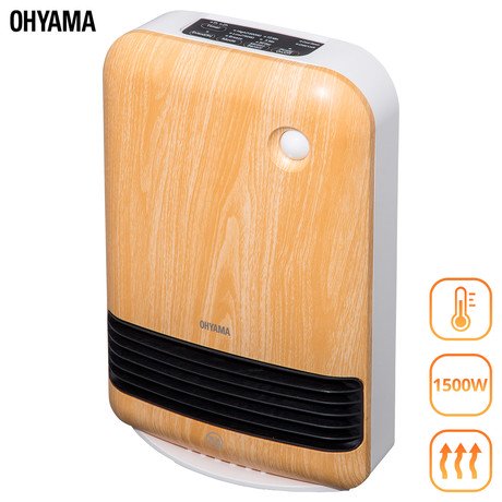 IRIS OHYAMA keramični grelnik JCH-15TD4, 1500W, časovnik, senzor gibanja,