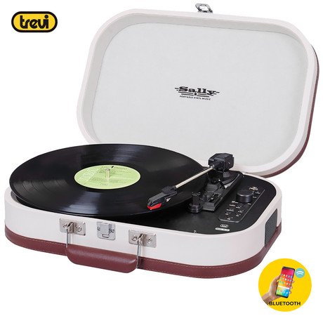 TREVI TT 1020 SALLY BT Prenosni gramofon s tehnologijo Bluetooth, USB, AUX-IN,