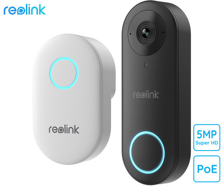Reolink DOORBELL PoE pametni video zvonec, 2K+, PoE, nočno snemanje,