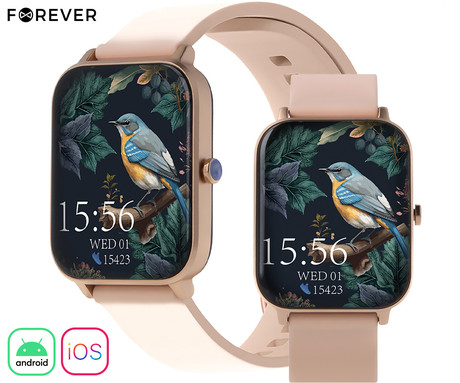 FOREVER ForeVigo 3 SW-320 pametna ura, 1.7" zaslon, Bluetooth, Android + iOS,