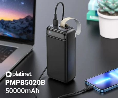 Platinet PMPB5020B powerbank polnilna baterija, 50.000mAh, Quick Charge 3.0, - Image 6