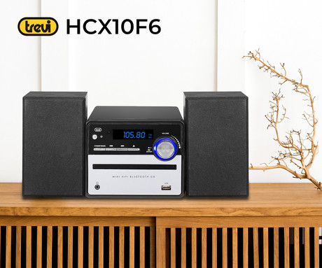 TREVI HCX 10F6 Hi-Fi zvočni sistem, 20W, FM Radio, Bluetooth, CD predvajalnik, - Image 6