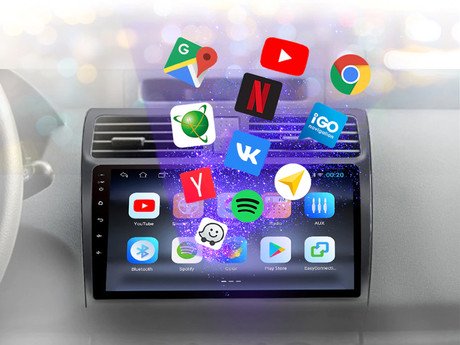 BLOW AVH9991 avto radio, 1 DIN, Android 12, FM Radio, RDS, Bluetooth, 4x50W, LCD - Image 4