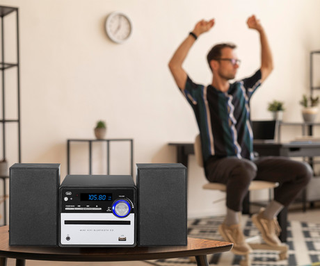 TREVI HCX 10F6 Hi-Fi zvočni sistem, 20W, FM Radio, Bluetooth, CD predvajalnik, - Image 3