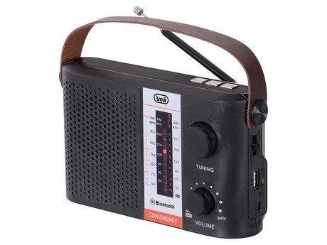 TREVI RA 7F25 Prenosni Radio FM/AW/SW, Bluetooth, MP3, USB/MicroSD, Solarno - Image 3
