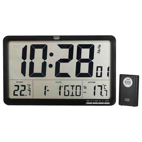 TREVI OM 3560 RC digitalna ura, stenska / namizna, + zunanji senzor, čas, datum, - Image 6