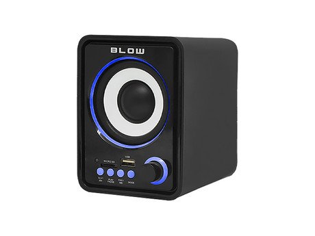 BLOW računalniški zvočniki MS-26, 2.1 Stereo, USB, microSD, LED osvetlitev, - Image 5