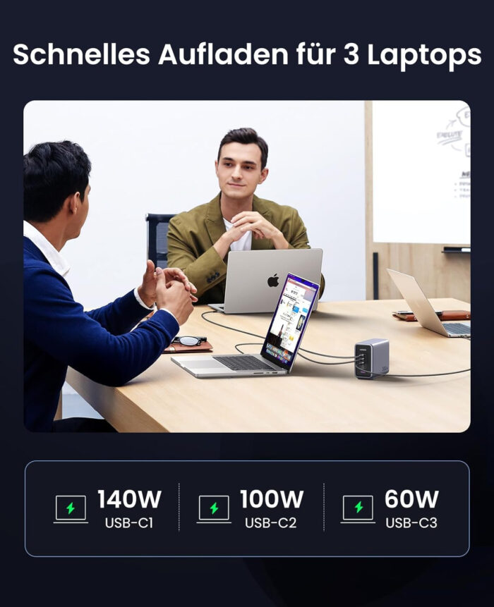 Ugreen Nexode 300W GaN II 5-portni USB polnilec - box - Image 4