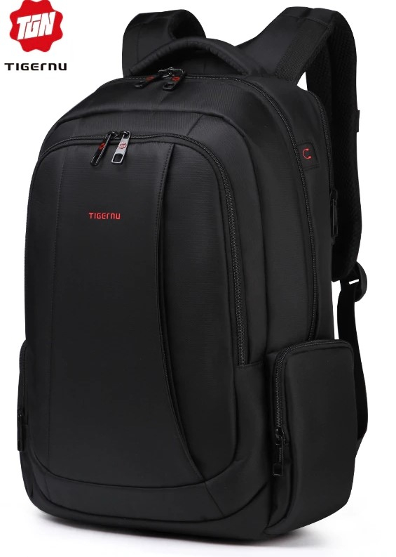 TIGERNU RHEA NAHRBTNIK ZA PRENOSNI RAČUNALNIK USB 15.6" ČRN - Image 3
