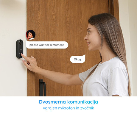 Reolink DOORBELL PoE pametni video zvonec, 2K+, PoE, nočno snemanje, - Image 6