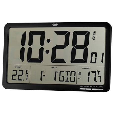 TREVI OM 3560 RC digitalna ura, stenska / namizna, + zunanji senzor, čas, datum, - Image 4