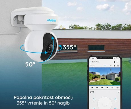 Kamera Reolink E1 OUTDOOR, PTZ, WiFi, WiFi, AI, 3x Zoom, 5MP, barvno nočno - Image 4