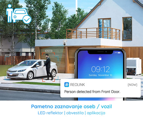 Kamera Reolink E1 OUTDOOR, PTZ, WiFi, WiFi, AI, 3x Zoom, 5MP, barvno nočno - Image 6