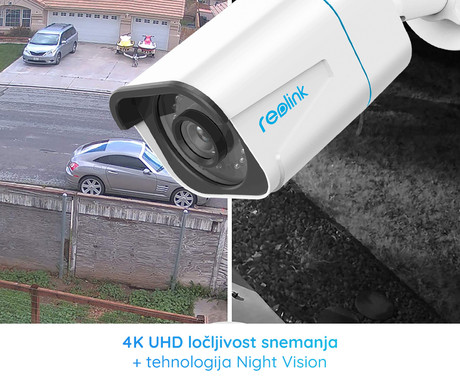 Kamera Reolink RLC-810A, PoE, 4K-UHD, AI, nočno snemanje, IP66, upravljanje na - Image 3